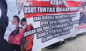 Dugaan Korupsi Videotron Pekanbaru, Mahasiswa Tuntut Kepastian Hukum