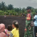 Perlombaan di Desa Palkun Meriahkan HUT RI ke-80, Danramil Bengkalis Turut Hadir