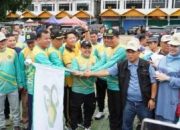 Semarak HAB ke-80 Kemenag, Teluk Kuantan Dipadati Peserta Jalan Sehat