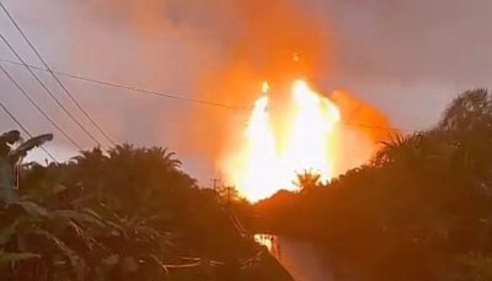 Pipa Gas PGN Meledak, Arus Lalu Lintas Riau–Jambi Tersendat