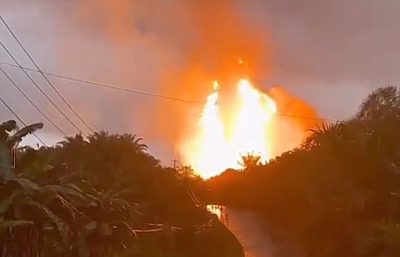 Pipa Gas PGN Meledak