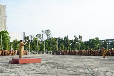 Pimpin Apel Perdana 2026, Plt Gubernur Riau Tekankan Penyelesaian Tugas Skala Prioritas