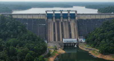 Waduk PLTA Koto Panjang di Kabupaten Kampar