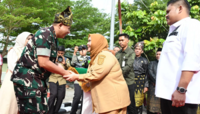 Bupati Kasmarni Sambut Kunjungan Kerja Danrem 031/Wira Bima di Bengkalis