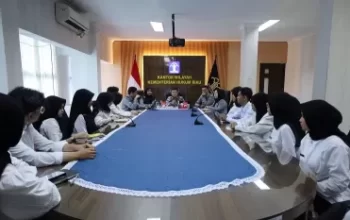 Pembekalan peserta magang Program Magang Hub di lingkungan Kanwil Kemenkum Riau