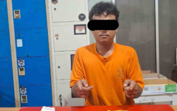 Pria berinisial ZW (24) tersangka dugaan peredaran gelap narkotika jenis sabu