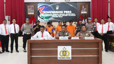 Perang Melawan Narkoba, Polres Siak Ungkap Dua Kasus Besar di Awal 2026
