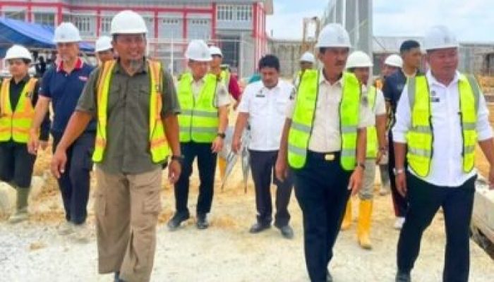 Pastikan Sesuai Target, Ditjenpas Riau Monitoring Pembangunan Lapas IIA Bagansiapiapi