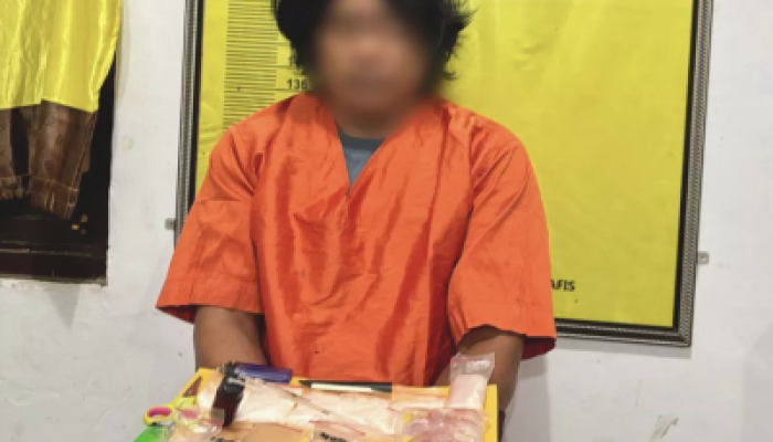Diduga Bandar Sabu, Pria di Inhu Diamankan Polisi dengan Barang Bukti 98 Gram
