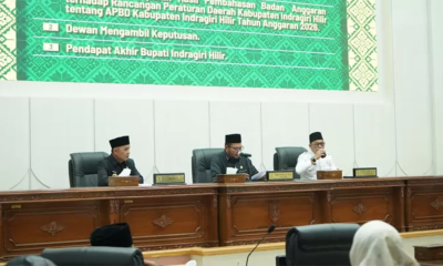 DPRD Inhil Sahkan APBD 2026, Pendapatan Daerah Tembus Rp2,05 Triliun