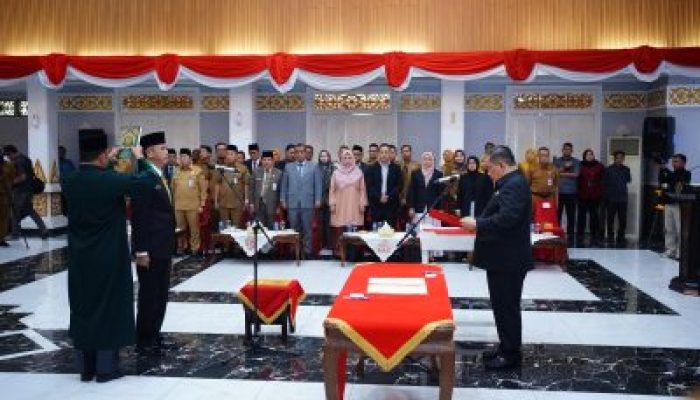 14 Kepala OPD Dilantik, Plt Gubri Minta Pejabat Jaga Integritas dan Soliditas