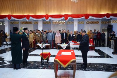 14 Kepala OPD Dilantik, Plt Gubri Minta Pejabat Jaga Integritas dan Soliditas