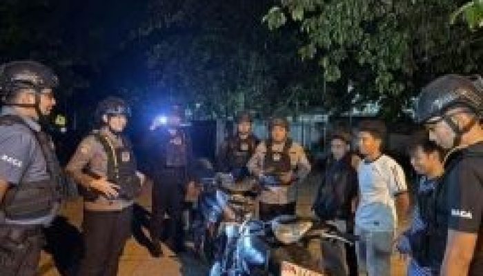 Polisi Gelar Patroli Skala Besar, Pekanbaru Dijaga Ketat hingga Dini Hari