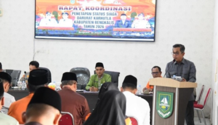 Lonjakan Titik Api, Pemkab Bengkalis Tetapkan Status Siaga Darurat Karhutla 2026