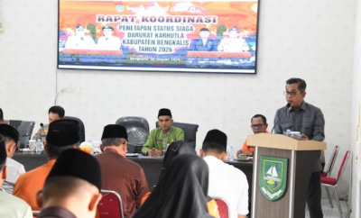 Lonjakan Titik Api, Pemkab Bengkalis Tetapkan Status Siaga Darurat Karhutla 2026