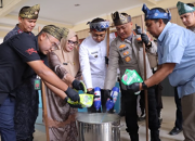 Komitmen Perangi Narkoba, Polres Rohil Musnahkan Barang Bukti Bernilai Miliaran