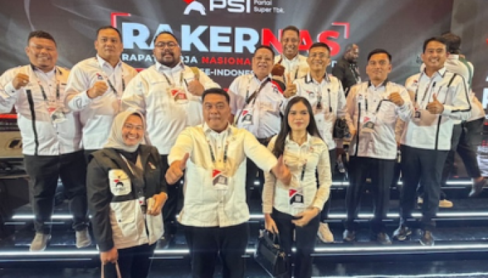 Rakernas PSI 2026, DPW Riau Siap Tuntaskan Infrastruktur Partai