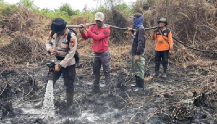 Kebakaran Lahan Kembali Muncul di Rangsang Pesisir, Tim Gabungan Bergerak ke Lokasi
