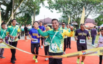 HUT Kampar ke-76, Lapangan Pelajar Dipadati Peserta Fun Run 5K