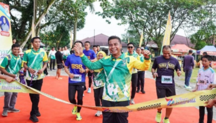 HUT Kampar ke-76, Lapangan Pelajar Dipadati Peserta Fun Run 5K