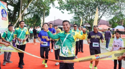 HUT Kampar ke-76, Lapangan Pelajar Dipadati Peserta Fun Run 5K
