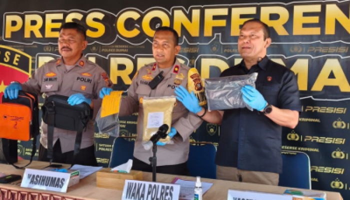 Kurir Sabu Dibekuk di Dumai, Polisi Ungkap Jaringan Pengendali DPO