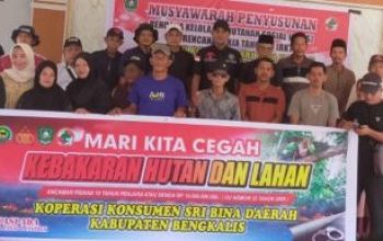 Hadapi Cuaca Ekstrem, Desa Teluk Lancar Perkuat Pencegahan Karhutla