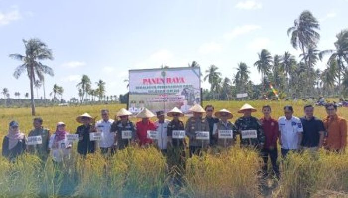 Bupati Meranti Hadiri Panen Raya Oplah, Polres Nyatakan Dukungan Penuh