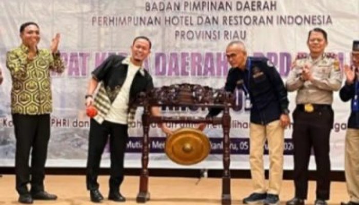 Rakerda PHRI Riau, Pemko Pekanbaru Tawarkan Kolaborasi Pengembangan Wisata