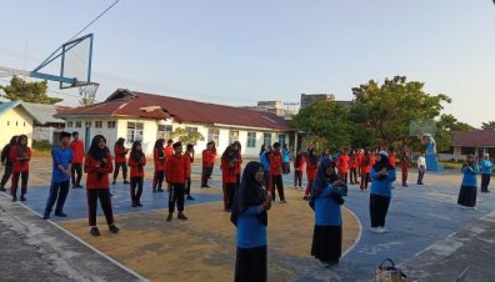 Perkuat Kebugaran dan Kebersamaan, MTs YPPI Bengkalis Gelar Senam