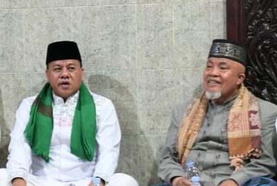 Ratusan Jamaah Padati Masjid Raya Inuman, Bupati Kuansing Ikuti Tabligh Akbar