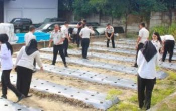 Kanwil Ditjenpas Riau Gelar Gotong Royong, Dukung Gerakan Indonesia ASRI