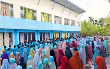 Pendidikan Karakter Religius, SDS IT Ibu Harapan Bengkalis Gelar Sholat Istisqo