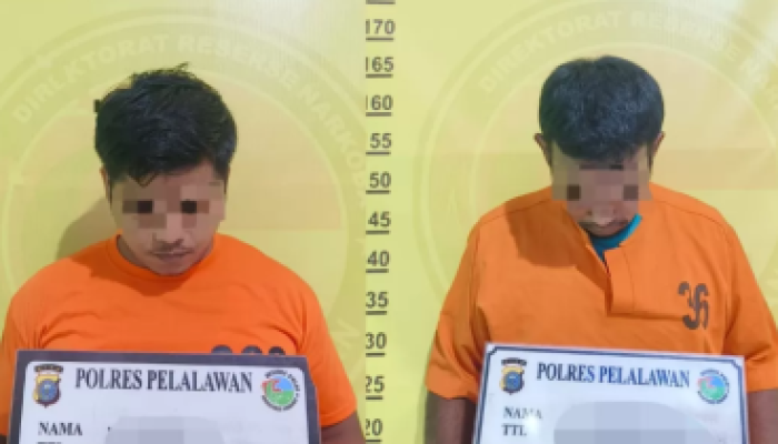 Polisi Bongkar Peredaran Sabu di Pelalawan, Dua Pelaku Diamankan