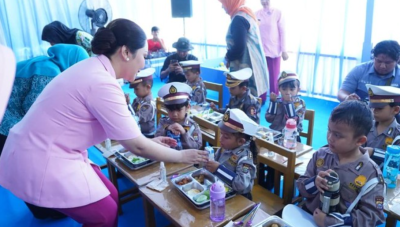 Setelah Sempat Vakum, Program MBG di SPPG Polres Inhu Kembali Berjalan