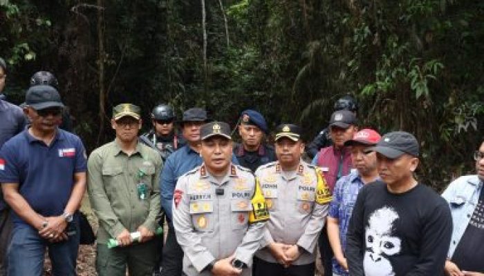 Kapolda Riau Turun ke Lokasi Gajah Tewas, Polisi Nyatakan Perang Terhadap Pemburu Liar