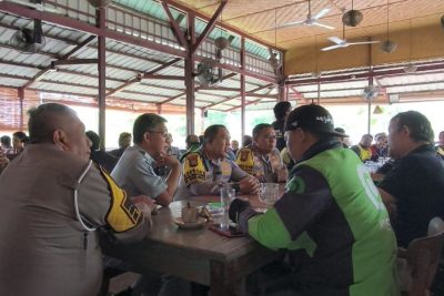 Bangun Kesadaran Keselamatan, Ditlantas Polda Riau Temui Komunitas Ojol