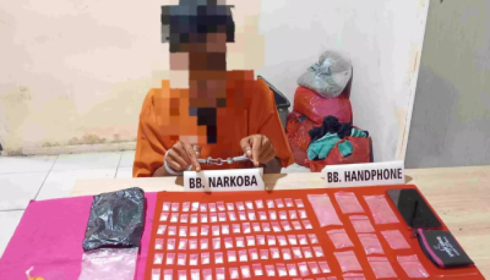 Pengedar Sabu di Dusun Jawi-jawi Diringkus, Polisi Sita Puluhan Gram Barang Bukti