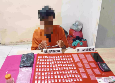 Pengedar Sabu di Dusun Jawi-jawi Diringkus, Polisi Sita Puluhan Gram Barang Bukti