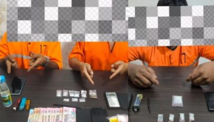Komitmen Berantas Narkoba, Polres Bengkalis Sita Hampir 10 Gram Sabu di Pinggir