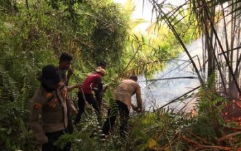 Laporan Masuk ke 110, Api Lahan di Kepulauan Meranti Langsung Ditangani