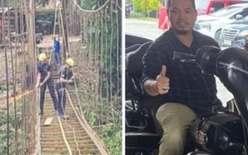 Kolaborasi TNI–Polri dan Pemda Hadirkan Jembatan Gantung di Pucuk Rantau