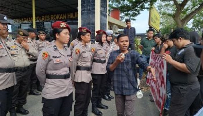 Aksi Jilid-Jilid, Aktivis Minta Transparansi Penanganan Perjudian di Rohil
