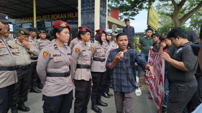 Aksi Jilid-Jilid, Aktivis Minta Transparansi Penanganan Perjudian di Rohil