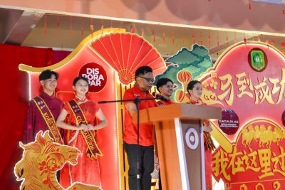 Festival Lampion Jadi Magnet Wisata, Meranti Rayakan Imlek 2026 Penuh Warna