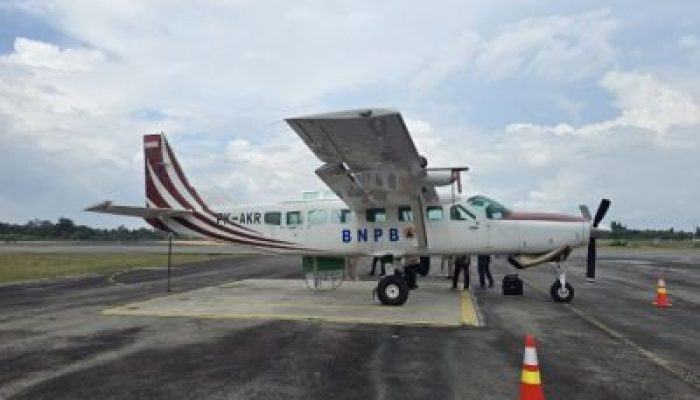 Pesawat OMC Tiba di Riau, Upaya Pemadaman Karhutla Diperkuat