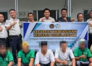 Perkuat Gotong Royong Jelang Ramadhan, Lapas Muara Enim Gelar Kerja Bakti