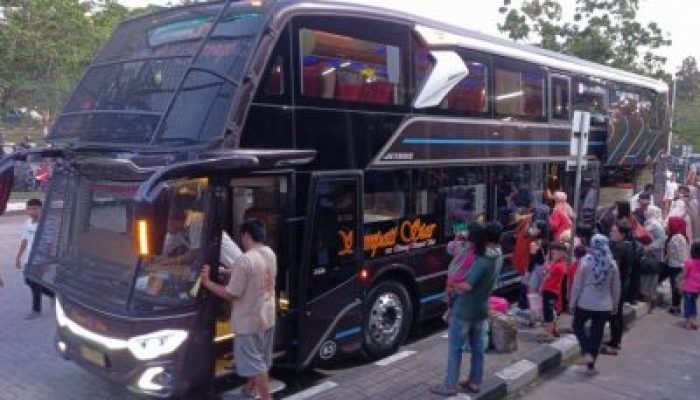 Arus Mudik Dini Terlihat, Keberangkatan dari BRPS Pekanbaru Naik