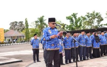 Pimpin Apel Hari Kesadaran Nasional, Bupati Meranti Tekankan Profesionalisme Aparatur