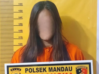 Berbekal Laporan WhatsApp, Polsek Mandau Amankan Perempuan Positif Sabu
